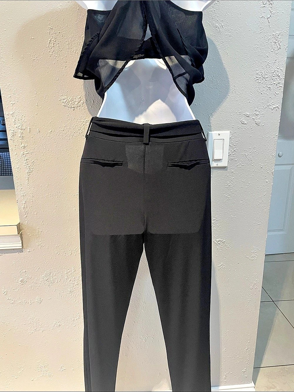 Express Ankle Mid Rise Pants - Picture 16 of 16
